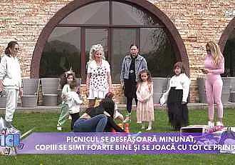 Petrecere de zile mari pentru Petra, fiica Cristinei Siscanu! Vedeta a organizat pentru fiica ei un picnit, la "Mamici de pitici, cu lipici"  / VIDEO