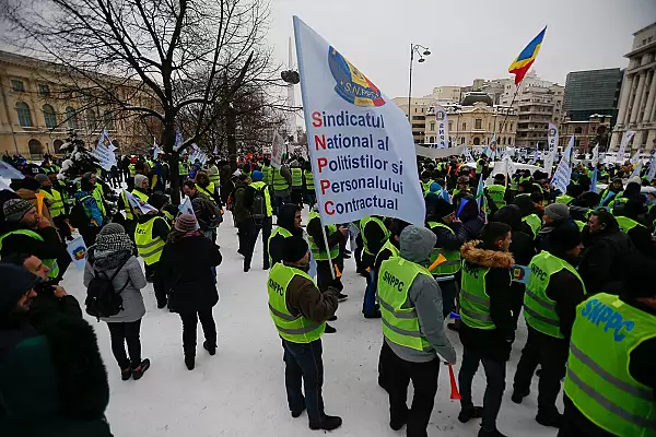 Politistii anunta proteste in strada si ameninta cu blocarea sistemului / Pichetarea MAI, din 6 iunie