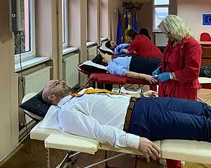 Politistii maramureseni au donat sange pentru semenii aflati in suferinta