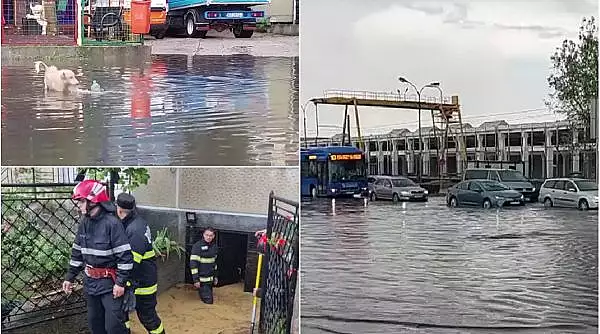 Prapadul lasat in urma de ploi si vijelii in mai multe judete din tara. Apa a intrat in casele oamenilor