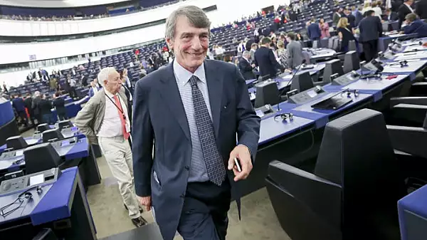 Presedintele Parlamentului European a intrat in autoizolare. David Sassoli a intrat in contact cu un infectat COVID