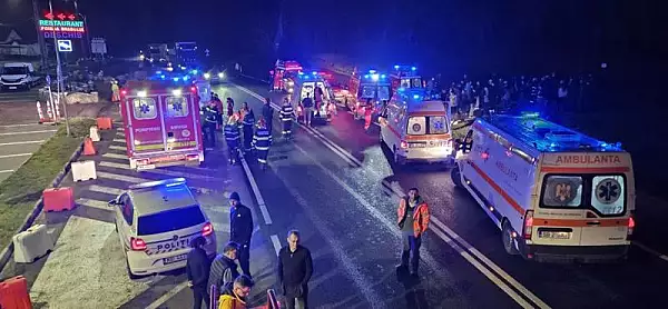 Primele concluzii in cazul accidentului din Sibiu, in care au fost implicate doua autocare cu elevi. Ce spun politistii