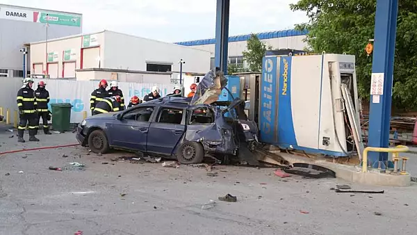 Primele imagini cu explozia din statia de alimentare cu gaz din Ilfov - un mort si un ranit - VIDEO