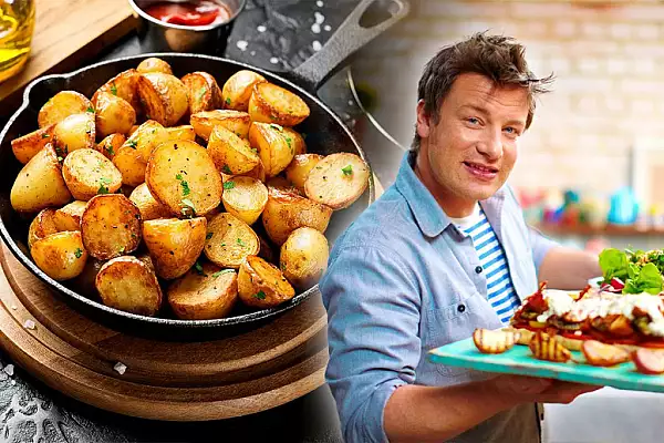 Reteta lui Jamie Oliver pentru cei mai buni cartofi fripti. Ingredientul care face diferenta