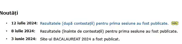 Rezultate finale BAC 2024: Notele dupa contestatii, au fost publicate