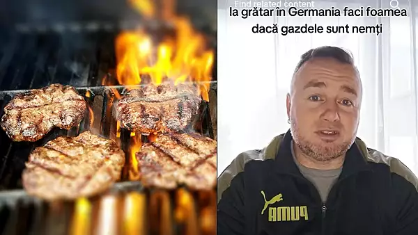 Roman, revoltat de gratarele din Germania: ,,Faci foamea daca gazda e neamt. Am fost 15 invitati si avea 4 fripturi"