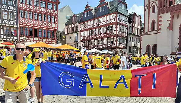 Romania, la inaltime si la Frankfurt. Numarul extraordinar al fanilor tricolori asteptati la meciul de diseara GALERIE FOTO