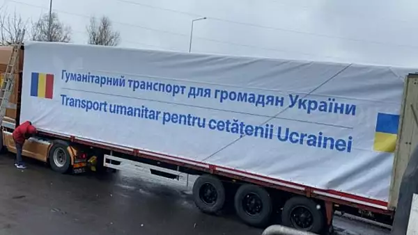  Rusii au furat un camion cu ajutoare venite din Romania