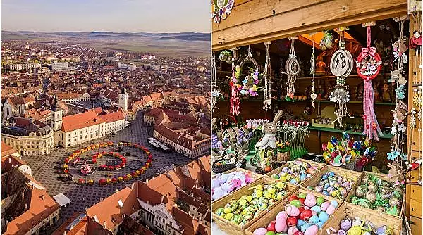 S-a deschis Targul de Paste de la Sibiu. Vizitatorii au luat cu asalt casutele cu produse delicioase si decoratiuni inedite