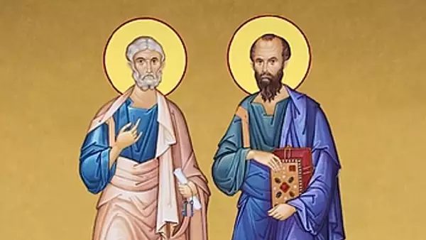 Sarbatoarea zilei. Sfintii Petru si Pavel, zi cu insemnatate deosebita pentru credinciosi
