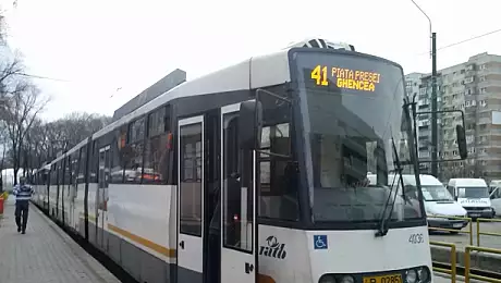 Se suspenda linia de tramvai 41, in Bucuresti. Iata pe ce perioada!