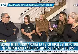 Serghei Mizil, prima data cu familia la TV! Cum se intelege afaceristului cu cele doua fiice ale sale!