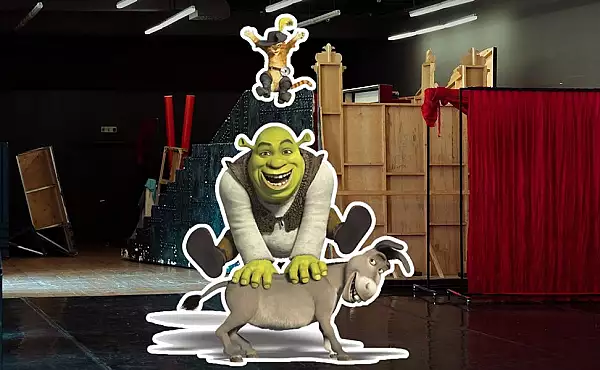 Shrek Musicalul ajunge in Romania. Horia Brenciu si Dan Helciug in rolul capcaunului simpatic 