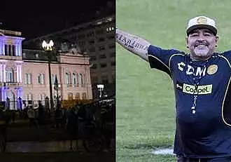 Sicriul cu trupul neinsufletit al lui Diego Maradona, depus la Palatul Prezidential din Buenos Aires! Oamenii s-au adunat pentru a-i aduce un ultim omagiu!