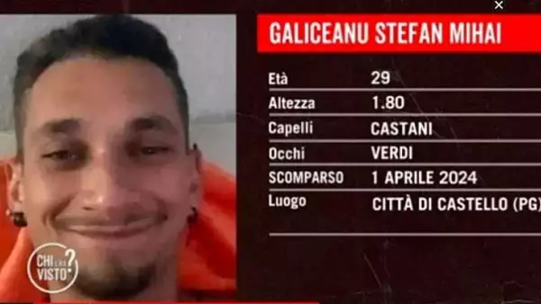 Stefan Mihai are 29 de ani si a fost dat disparut. Romanul locuia in Italia