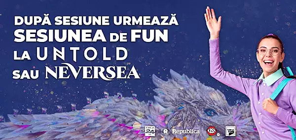 ,,Student de 10" ii premiaza pe studentii cu rezultate exceptionale cu acces gratuit la cele mai mari festivaluri UNTOLD si Neversea