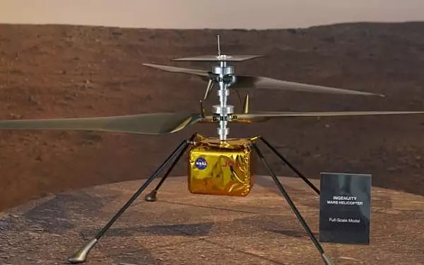 Sunetul elicopterului Ingenuity, aflat pe Marte, inregistrat pentru prima data