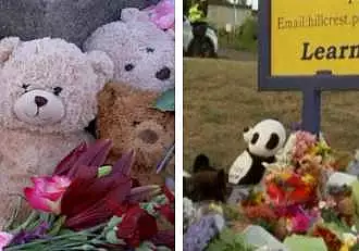 Sute de flori si jucarii la scoala unde invatau cei cinci copii morti in accidentul din Australia. Familiile sunt distruse de durere: "Un suflet atat de dulce" 