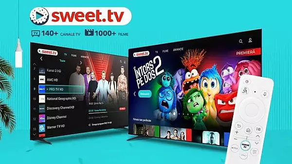 SWEET.TV - probabil cel mai usor mod de a urmari cele mai bune canale de televiziune si filme!