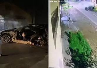 Tanar din Satu Mare, aruncat din masina in urma unui accident rutier. Medicii i-ar putea amputa un picior victimei