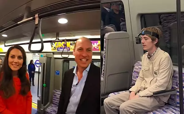 Tanarul care a dat peste Printul William si Kate Middleton la metrou. Video-ul a creat controverse, de ce il acuza lumea acum