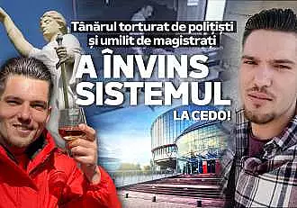 Tanarul torturat de politisti si umilit de magistrati a invins sistemul, la CEDO / Statul roman a fost condamnat / Declaratie exclusiva