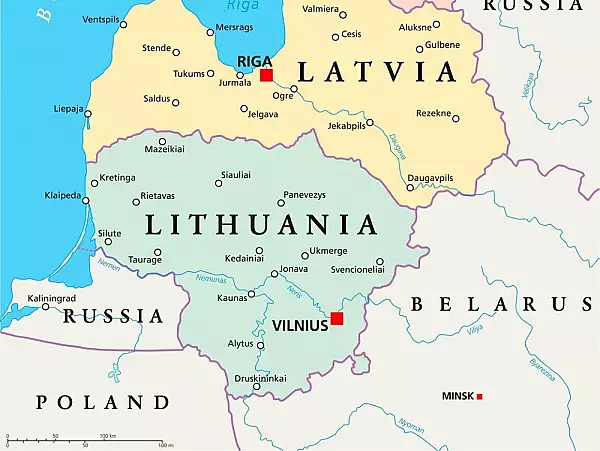 tarile baltice, nemiloase cu Rusia si cu aliatii acesteia: Lituania a intrerupt colaborarea cu Belarus

