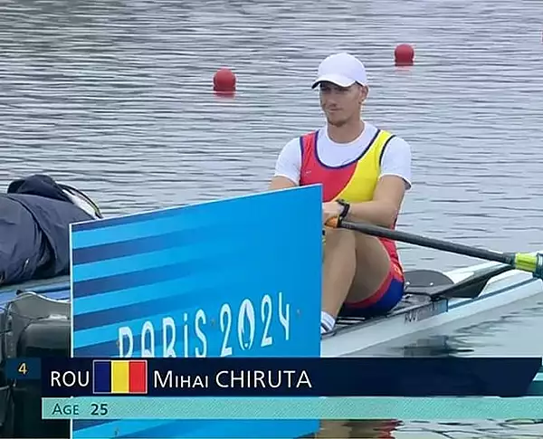 Team Romania - Canotorul Mihai Chiruta s-a calificat in sferturile de finala la simplu vasle