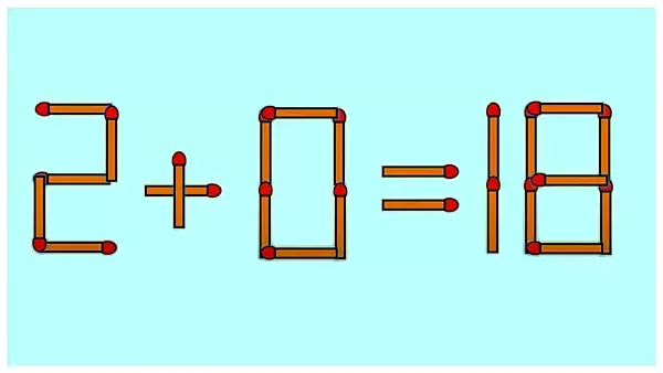 Testul IQ al zilei. Corecteaza 2 + 0 = 18, in doar cateva secunde