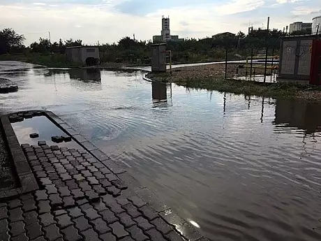 Timisoara, inundata dupa o ploaie torentiala 