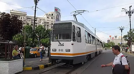 Tragedie in Capitala Barbat lovit de tramvai dupa ce a intervenit sa-si apere sotia de hoti