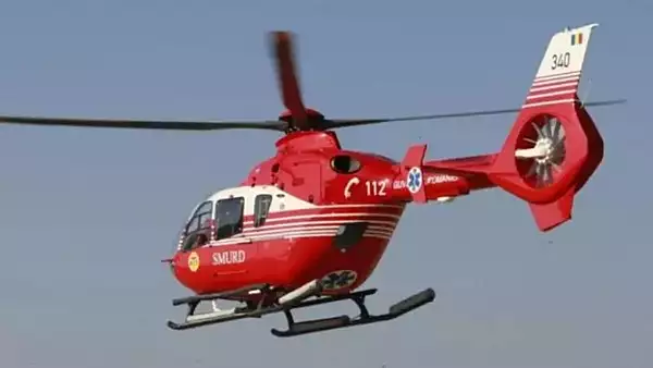 Turist accidentat pe partie, preluat cu un elicopter si dus la spital