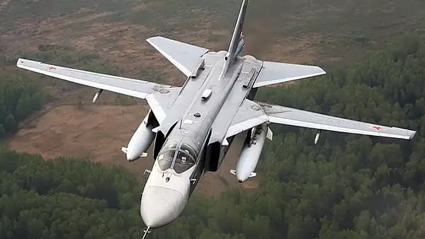 Un avion militar Su-24 s-a prabusit in sudul Rusiei - Nu sunt date despre supravietuitori la bord