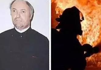 Un preot a avut parte de o moarte tragica, dupa ce a ars de viu in locuinta sa: ,,Ne rugam pentru sufletul parintelui adormit in acest tragic accident"