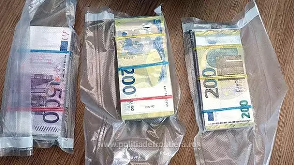 Un roman a venit din Spania cu 205.000 euro cash in bagajul de cala, dar a ramas fara bani dupa ce a aterizat pe Aeroportul Henri Coanda