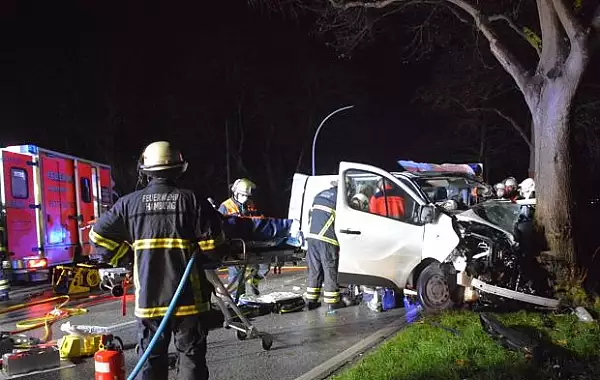 Un tanar sofer roman a murit impreuna cu un coleg de munca, intr-un accidet provocat chiar de el, in Germania: ,,Au fost aruncati in aer"