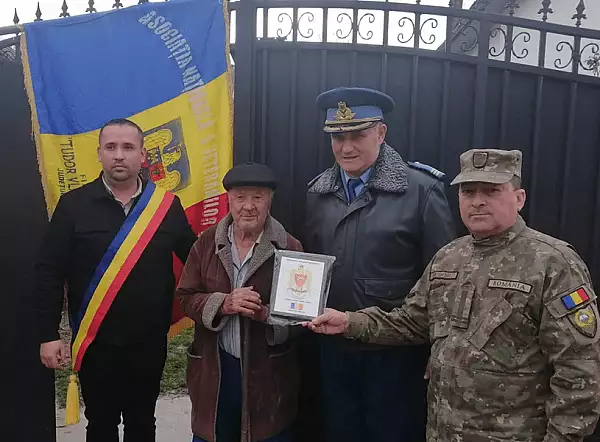 Un veteran de razboi din Gorj a implinit 101 ani