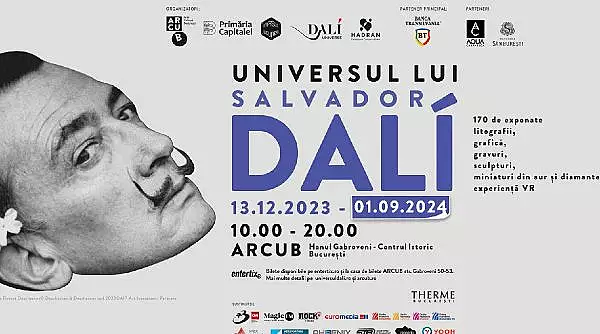 Universul lui Salvador Dali, cea mai mare expozitie din Romania dedicata celebrului artist, continua pana la 1 septembrie la ARCUB