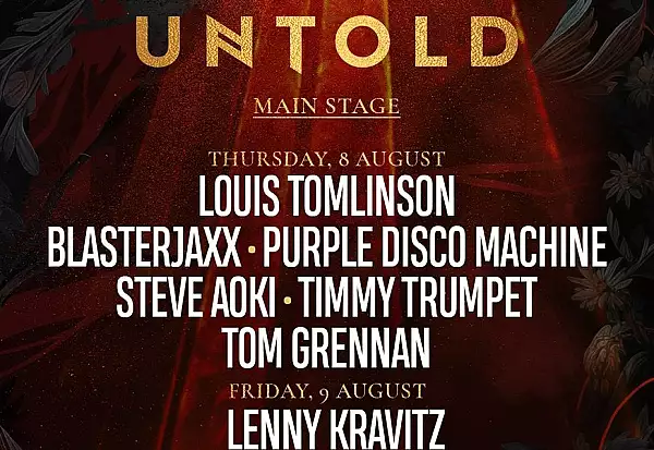 Vezi in ce zile vor urca pe scena principala a Festivalului UNTOLD Lenny Kravitz si Swedish House Mafia