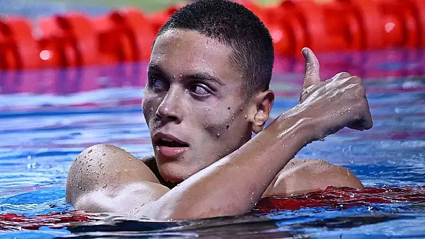 Victorie pentru David Popovici la 200 m liber, in reuniunea Mare Nostrum de la Barcelona