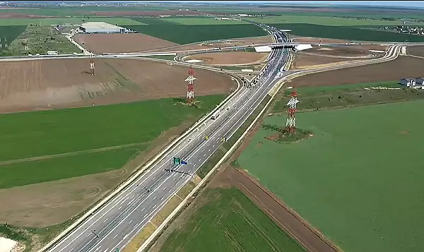 VIDEO A fost deschis traficul pe inca o portiune din Autostrada de Centura A0 a Capitalei: Se poate circula intre DN6, DN5 si DN4 pe partea de sud