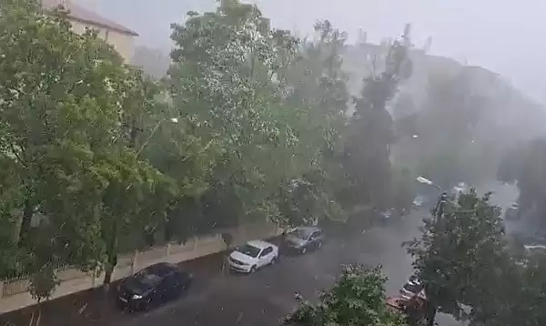 VIDEO Furtuna in Bucuresti: 29 de copaci doborati si 19 masini avariate
