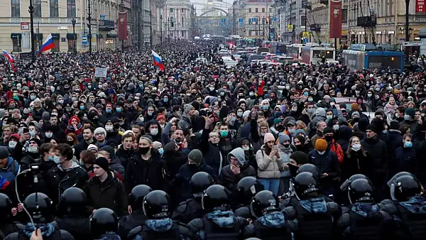 VIDEO | PROTESTE Rusia. Arestarile masive din Moscova, criticate de Uniunea Europeana. Peste 4.400 de persoane au fost retinute