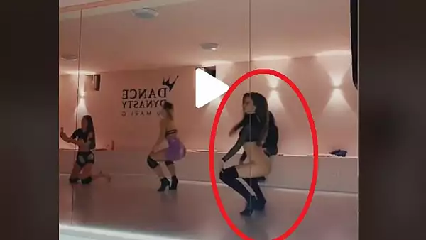 VIDEO - S-a filmat in timp ce dansa la sala - Imaginile au devenit virale - Abia la sfarsit iti dai seama despre ce e vorba
