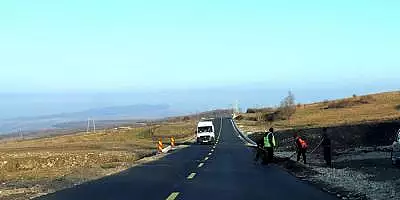 VIDEO Soseaua Hunedoara - Calan. Cat au avansat lucrarile de modernizare a drumului judetean