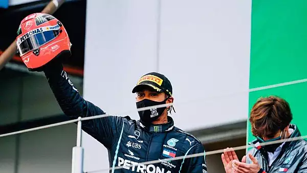 VIDEO | Zi istorica pentru Formula 1! Lewis Hamilton a egalat recordul de victorii detinut de Michael Schumacher