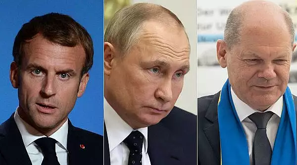 Vladimir Putin i-a avertizat direct pe Emmanuel Macron si Olaf Scholz | Ce vrea liderul rus pentru a debloca porturile ucrainene