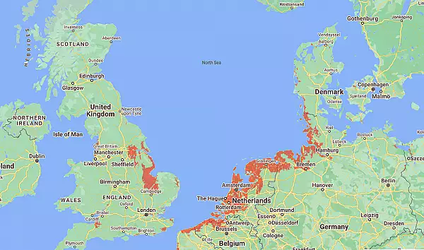 Zeci de orase europene sunt in pericol sa fie inghitite de mare pana in 2100