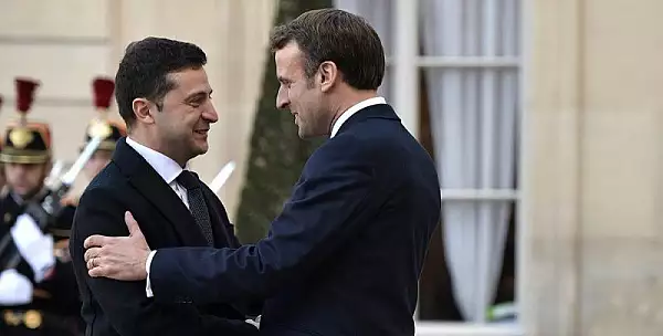 Zelenski si Macron, discutie cheie despre perspectivele aderarii Ucrainei la UE. Franta va intensifica livrarile de arme