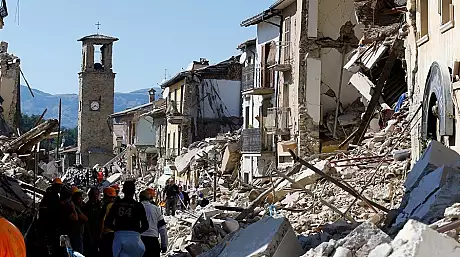 ZI DE DOLIU NAtIONAL in Italia, dupa cutremurul devastator. Bilant tragic: 281 de oameni au murit